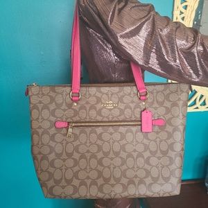 Coach Bold Pink Color Handbag